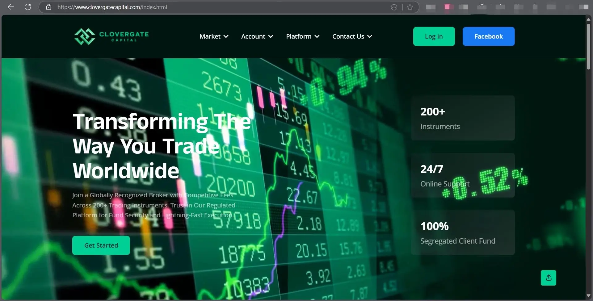 CloverGate Capital's homepage CloverGate Capital's homepage