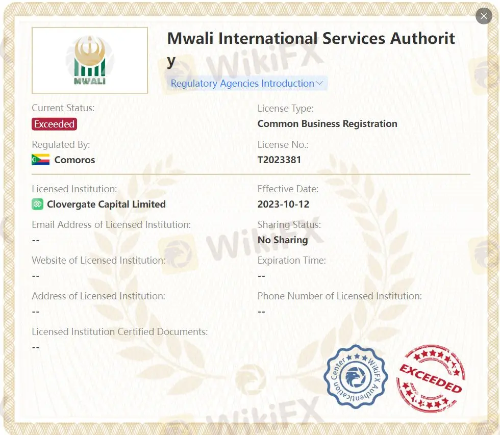 Exceeded MISA license