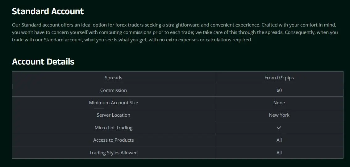 Account details Account details