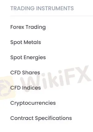ما يمكنني التداول به على CapitalXtend؟