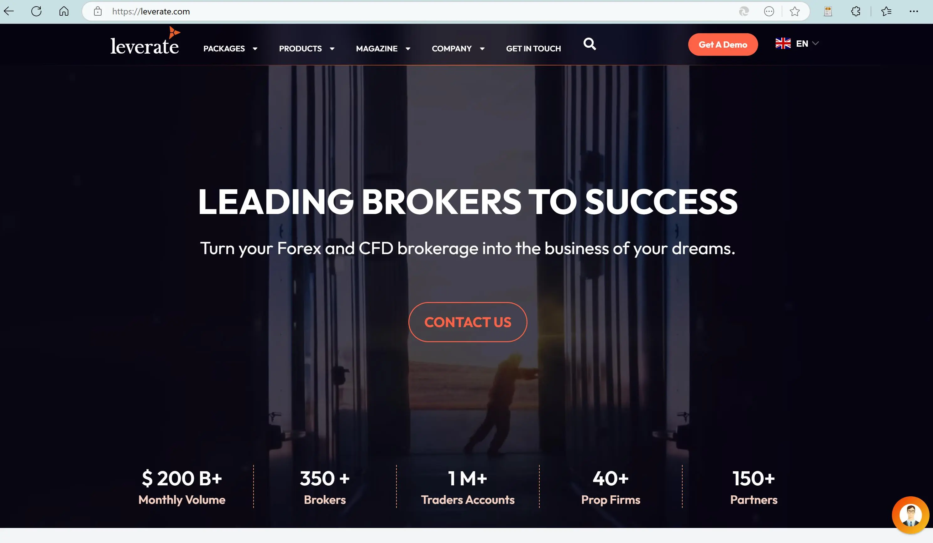 Leverate의 홈페이지 Leverate의 홈페이지