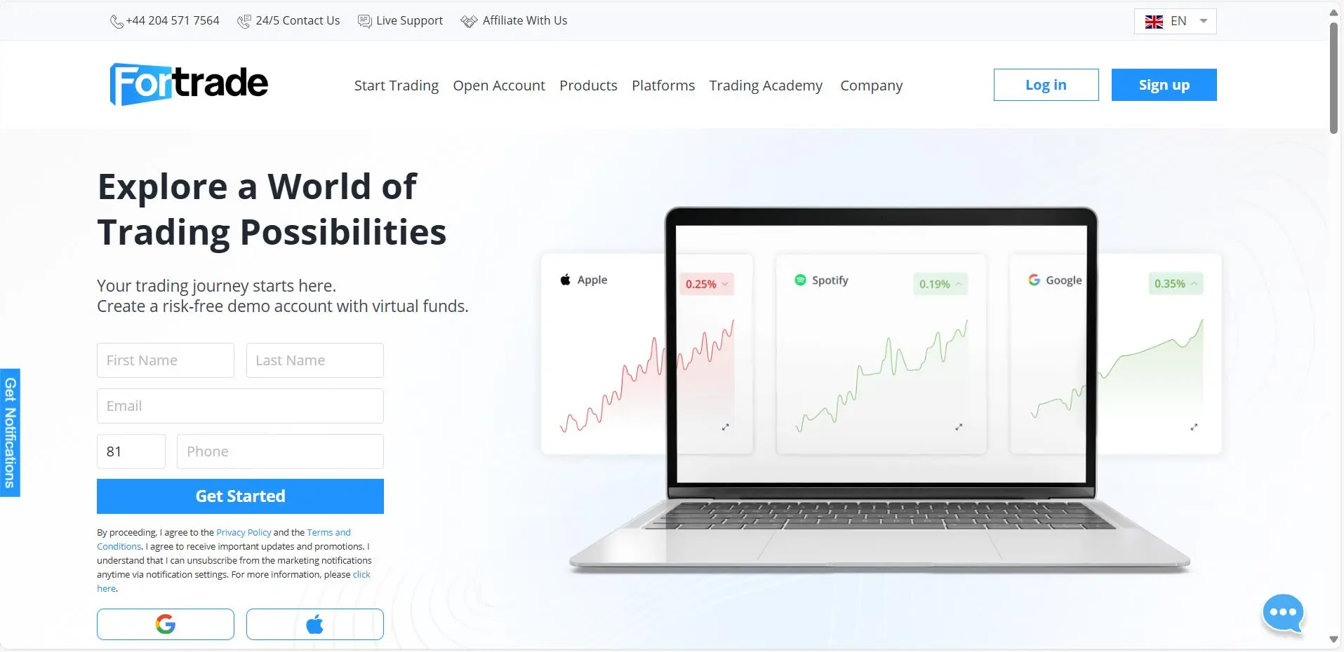 Fortrade Informationen