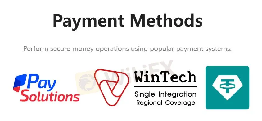 Méthodes de paiement