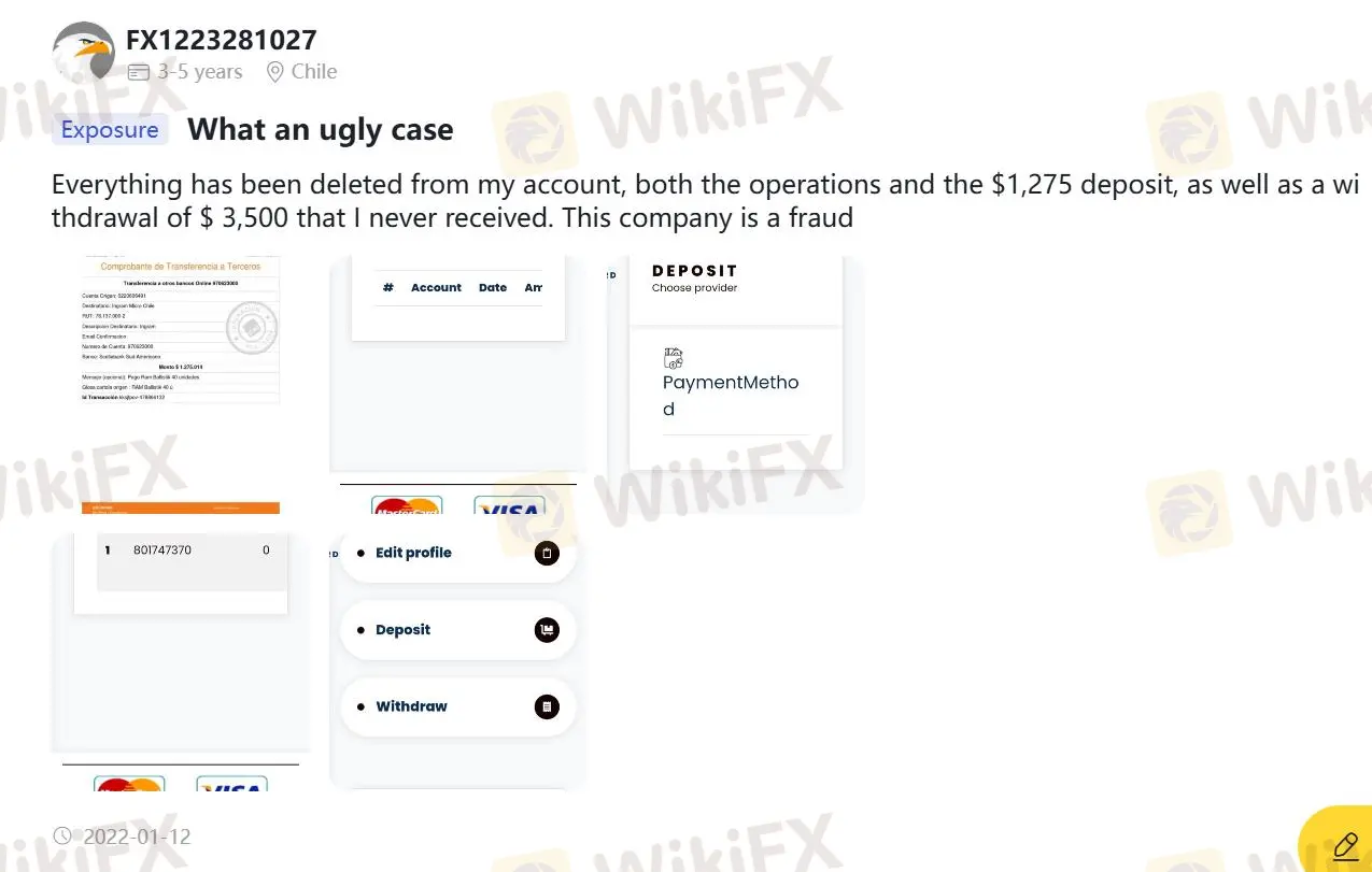 Negative Fortexo Reviews on WikiFX