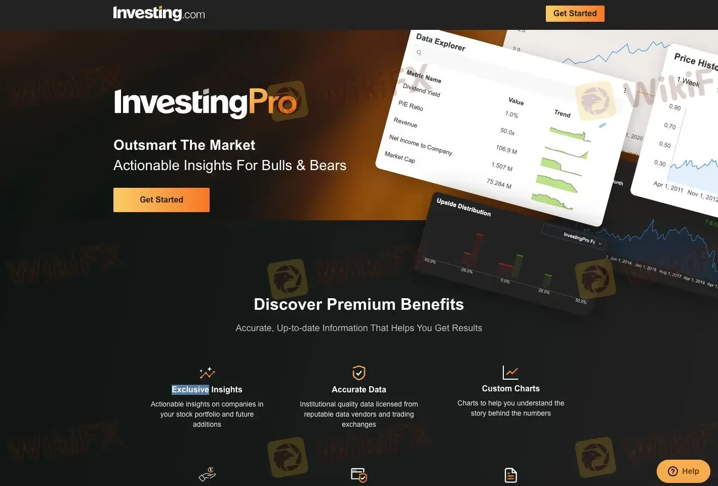 Investingpro's homepage