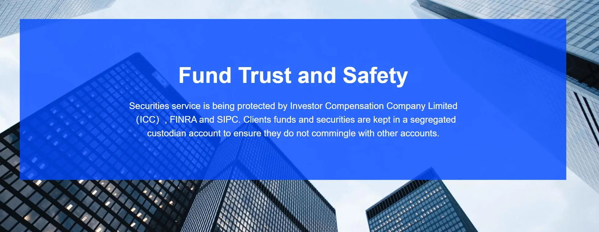 Fund trust and safety Fund trust and safety