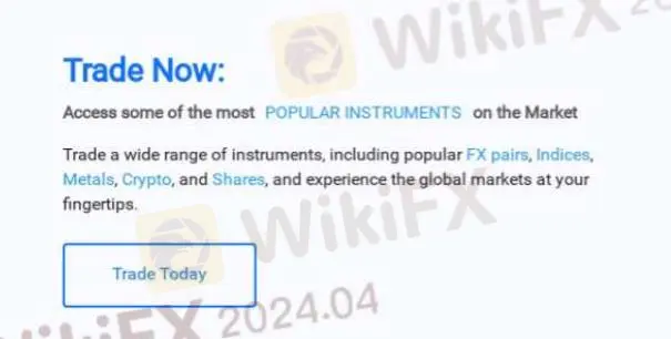 O que posso negociar na Exness Trade?