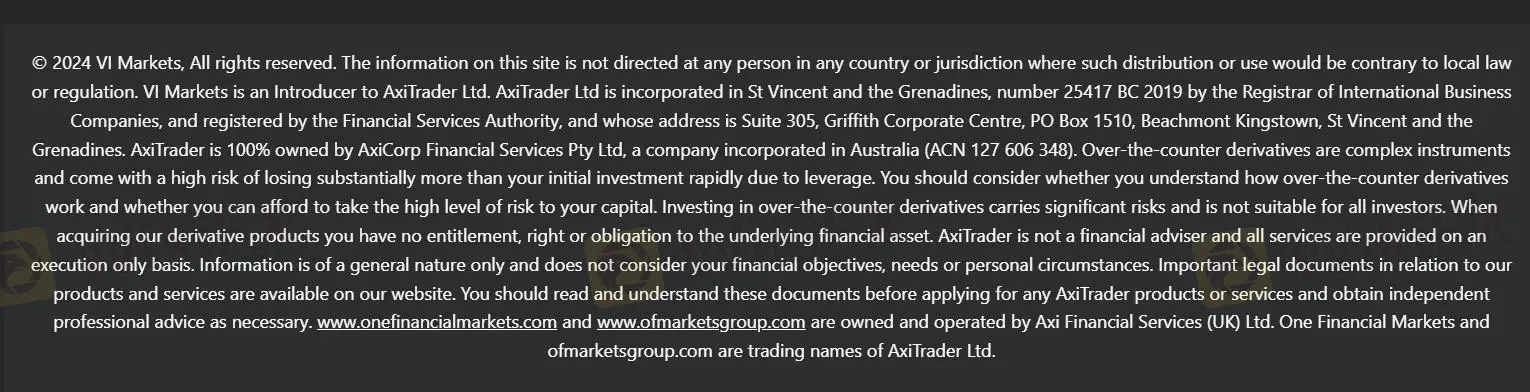 Is VI Markets Legit?