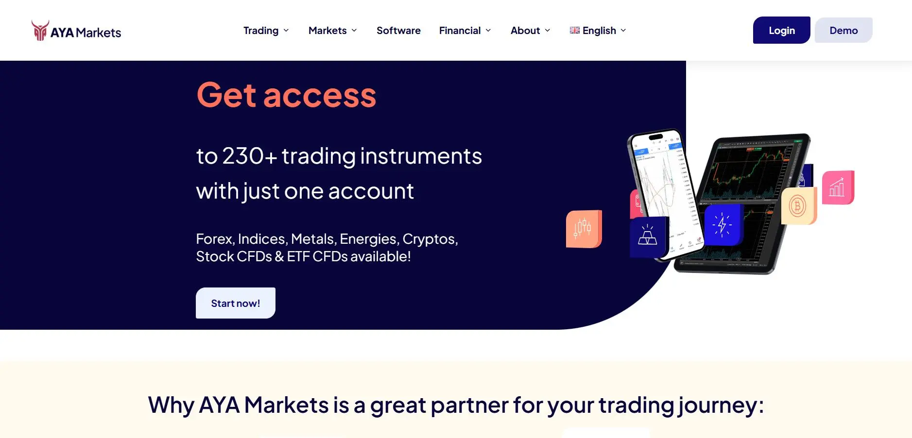 AYA Markets जानकारी