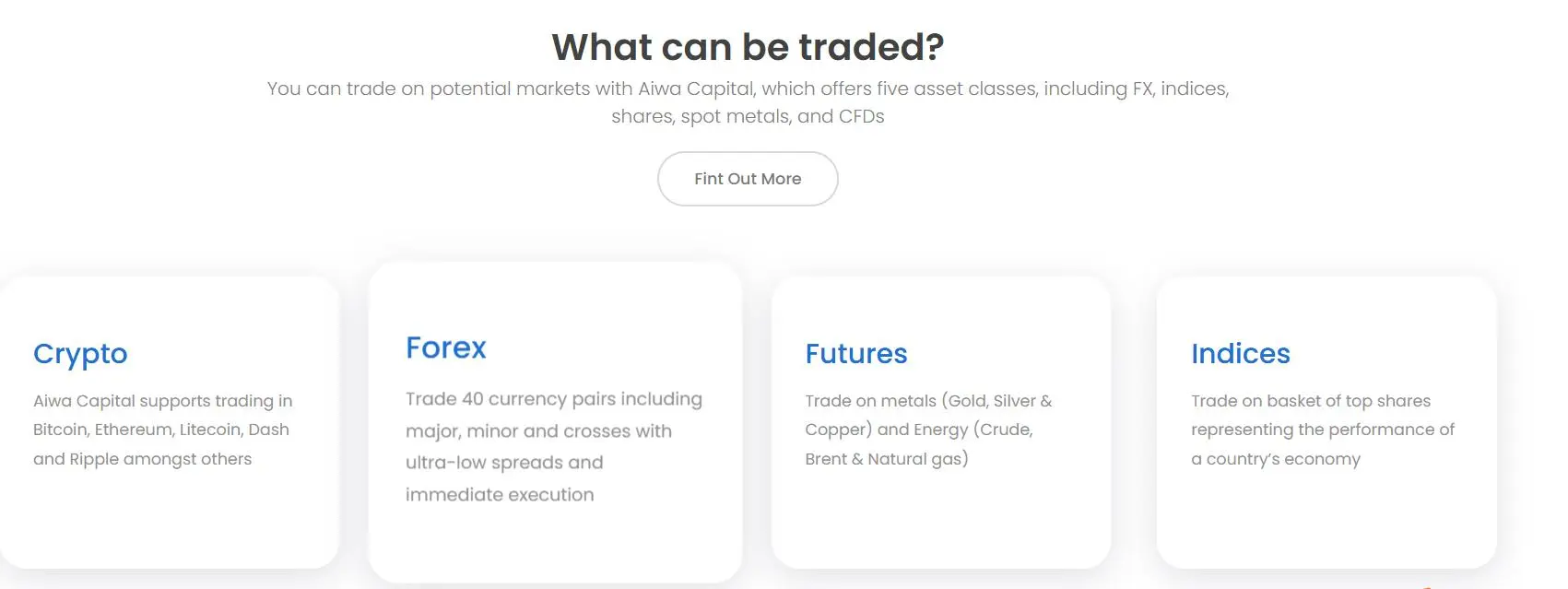 Was kann ich bei Aiwa Capital handeln?
