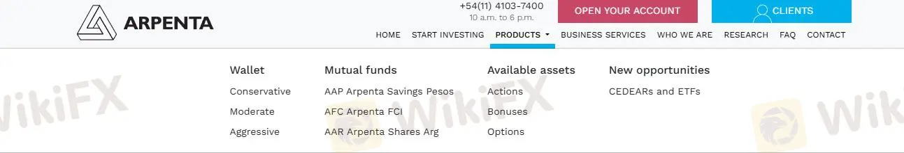 Was kann ich auf ARPENTA handeln?