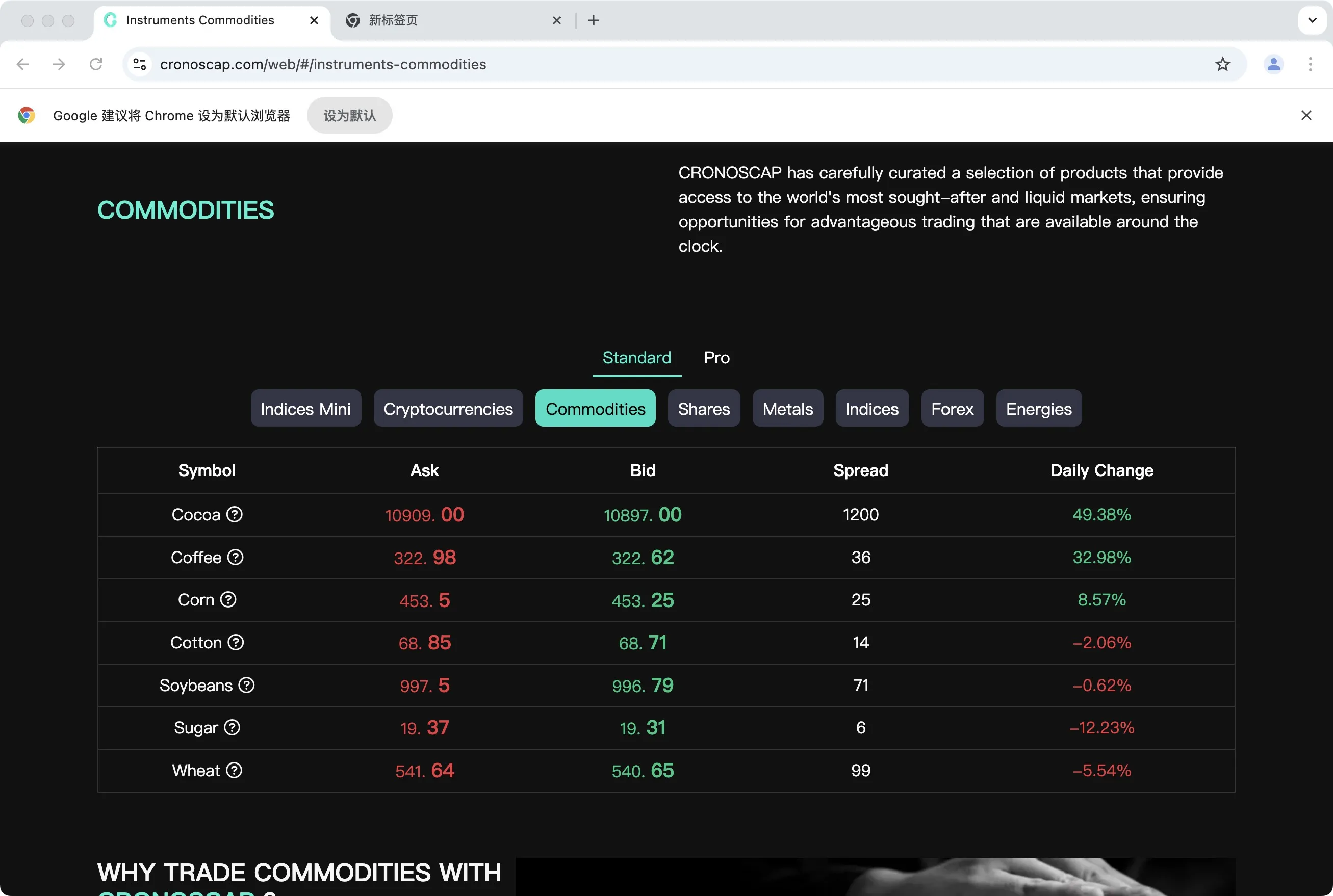 What Can I Trade on Cronoscap? What Can I Trade on Cronoscap?
