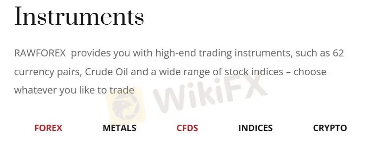 What Can I Trade on Raw Forex?