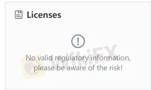 No license