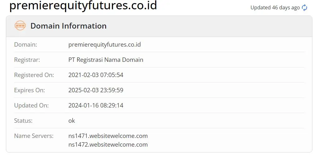 Informasi Domain