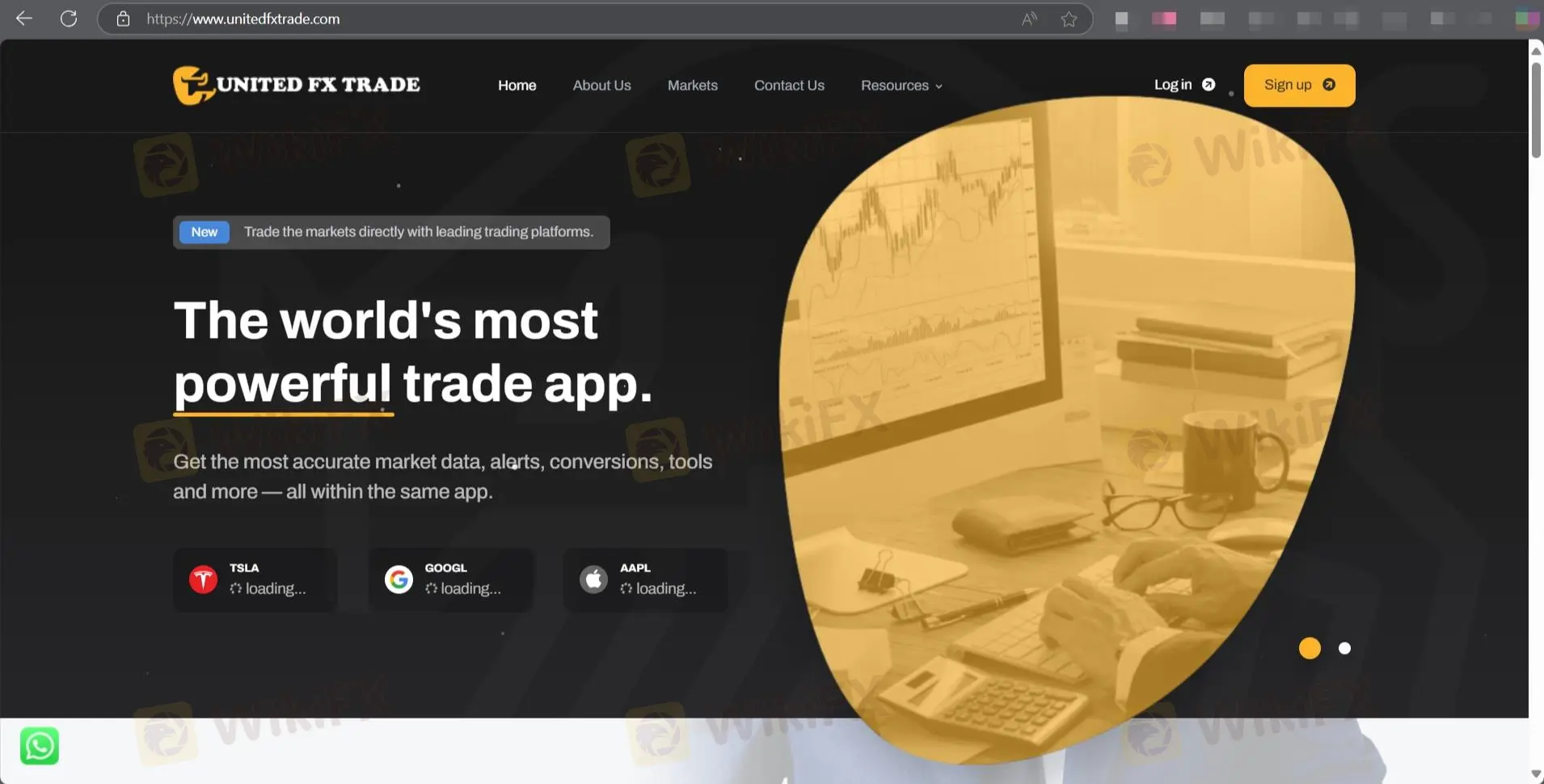 UNITED FX TRADE's homepage UNITED FX TRADE's homepage