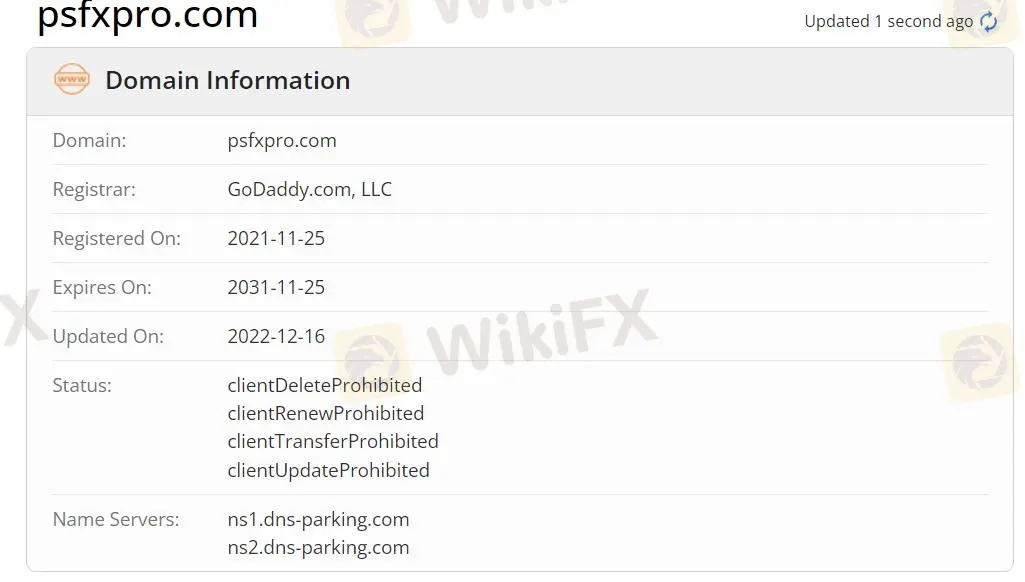 Domain information