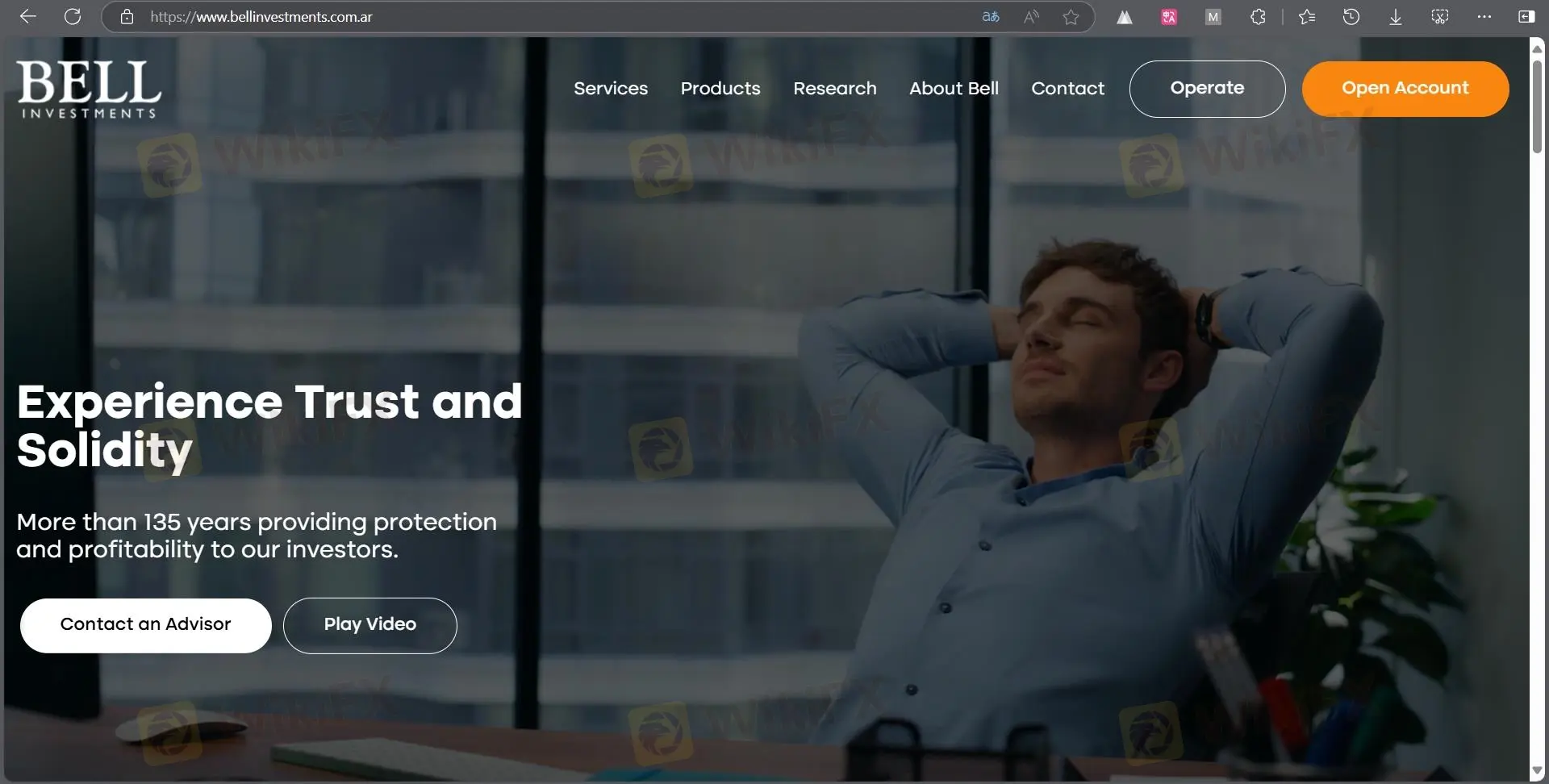 BELL INVESTMENTS' Homepage