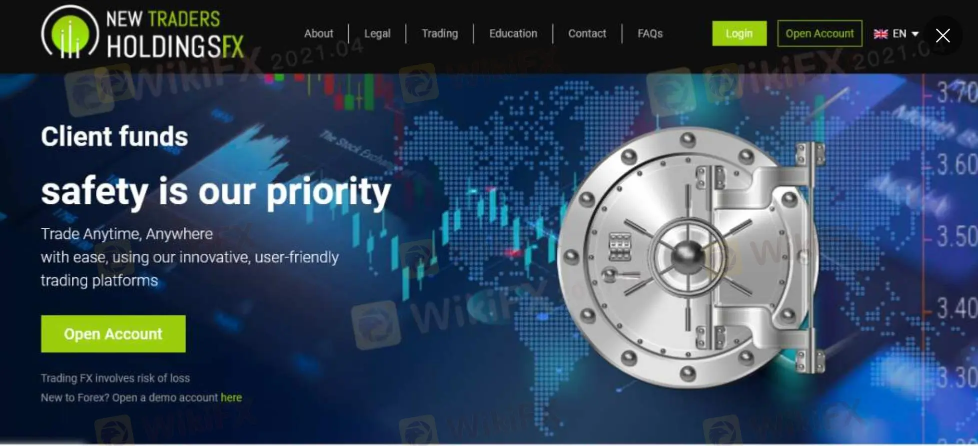New Traders Holding FX Information