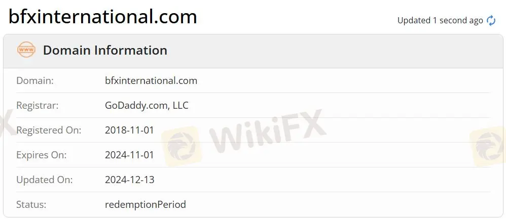 BFX International是否合法？