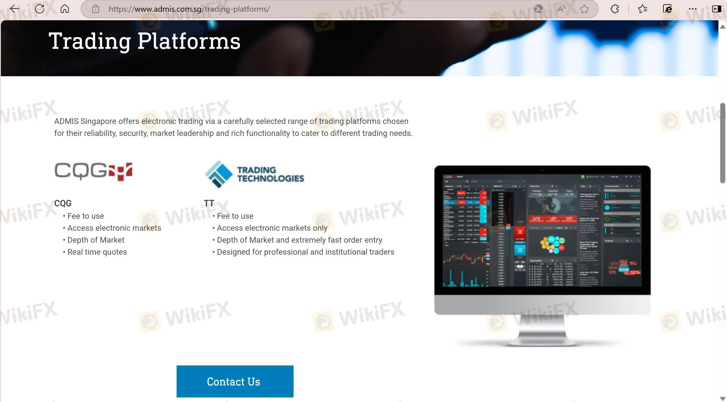 Plateforme de trading