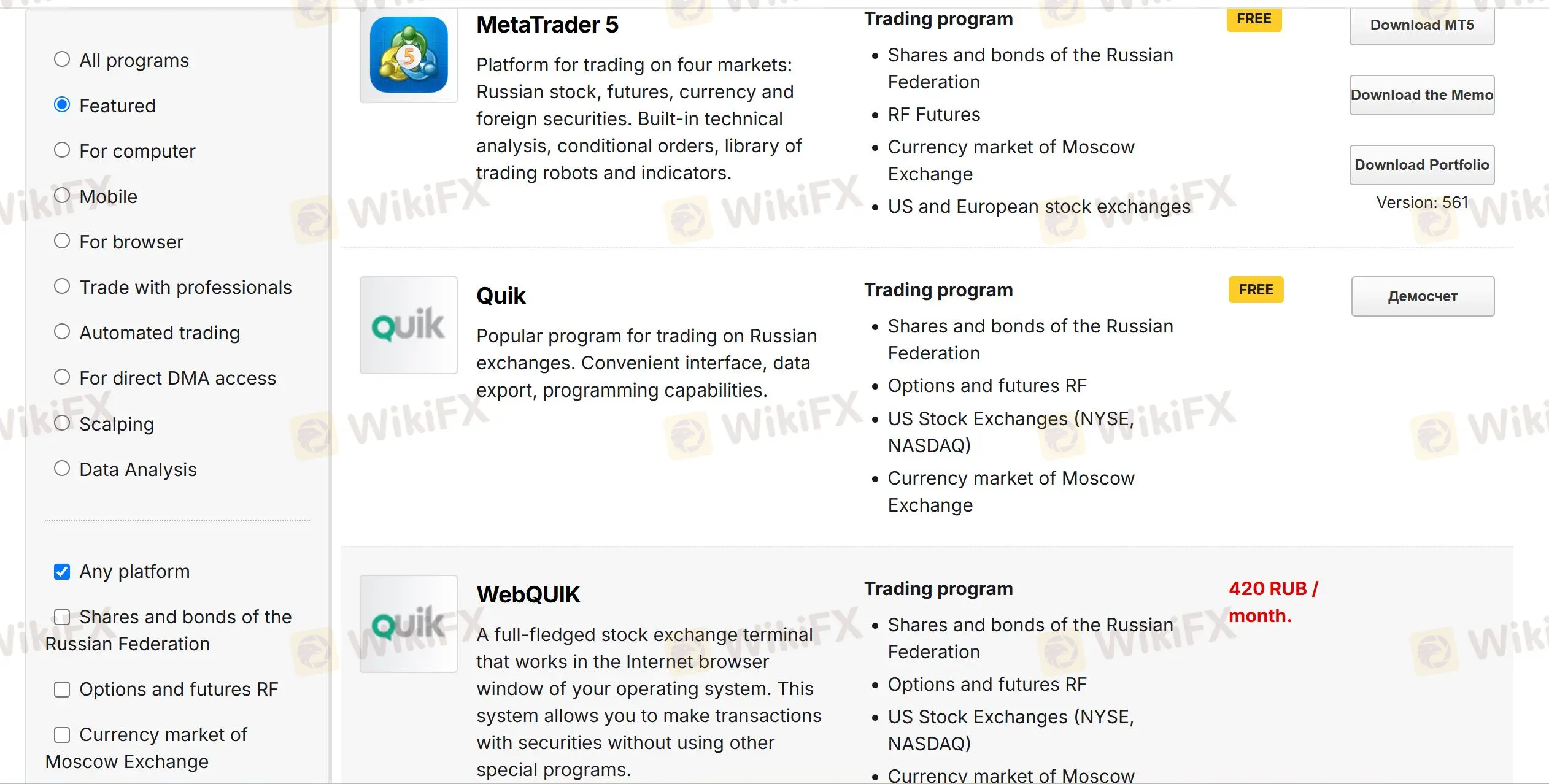 Trading Platform 4