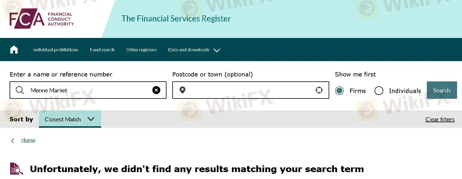 Sin resultados de la FCA Sin resultados de la FCA