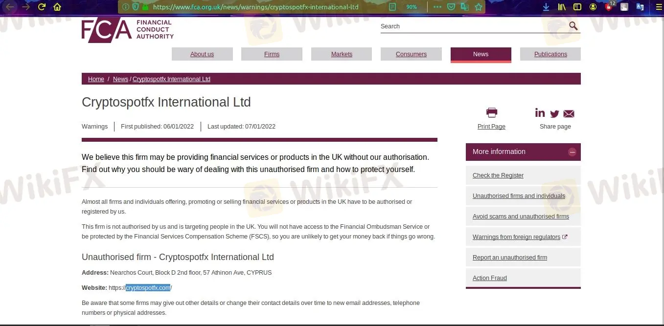 Nasa blacklist ng FCA