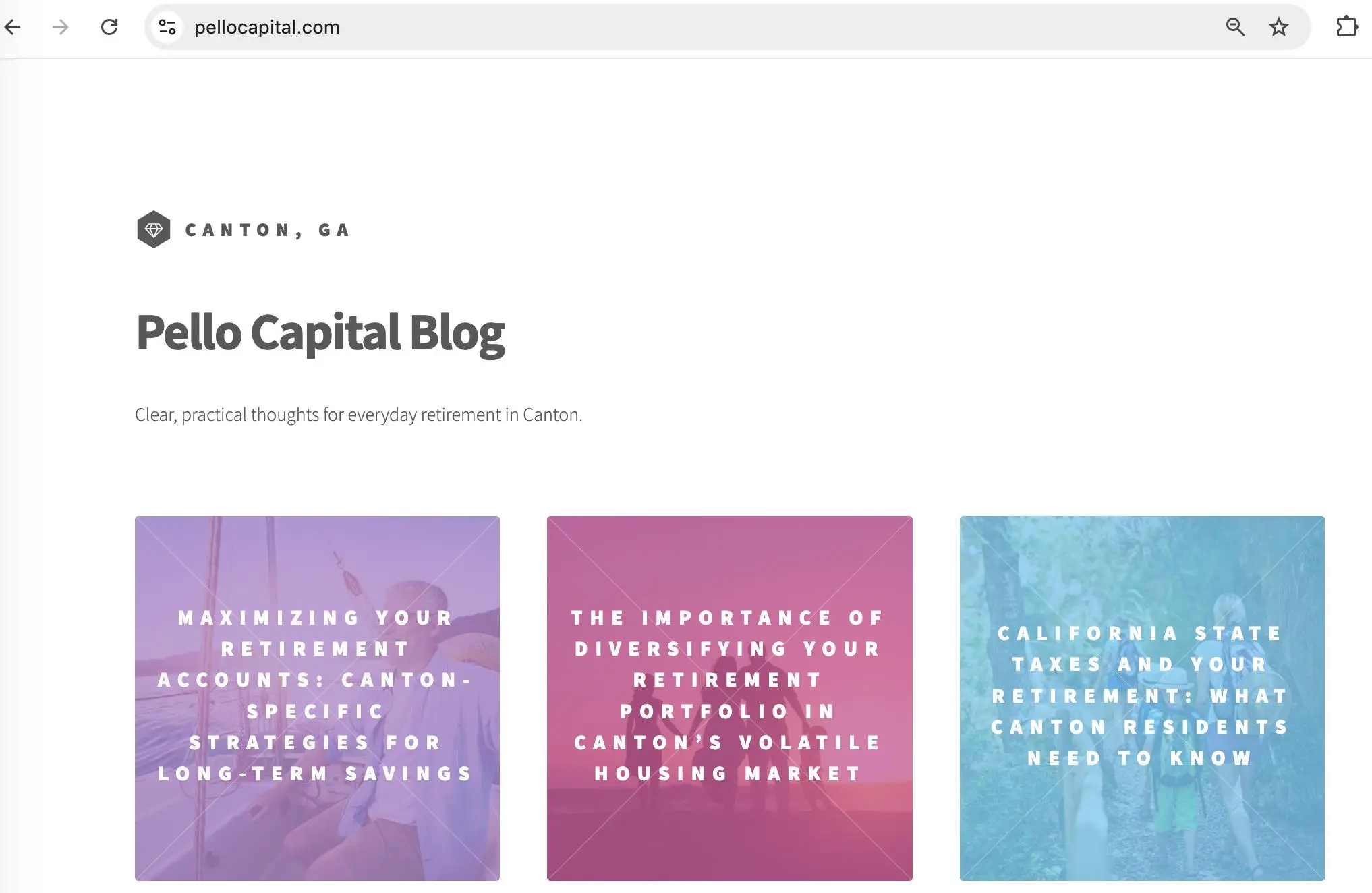 Pello Capital's homepage Pello Capital's homepage