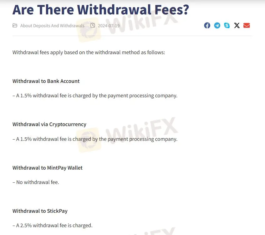 取款选项 取款选项