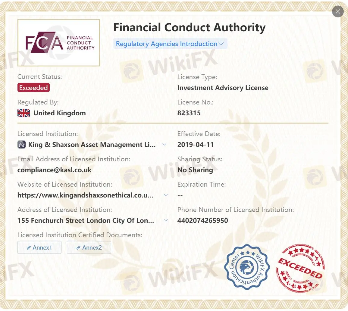 ที่ King & Shaxson เป็นที่ถูกต้องหรือไม่?