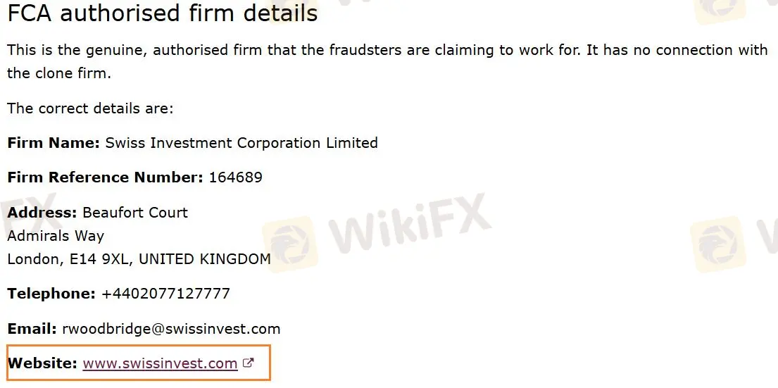 FCA authorized firm details