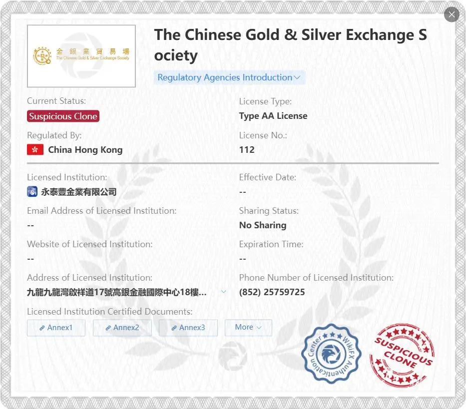 可疑克隆CGSE许可证 可疑克隆CGSE许可证