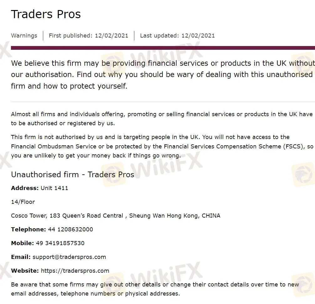 Is Traderspros Legit?