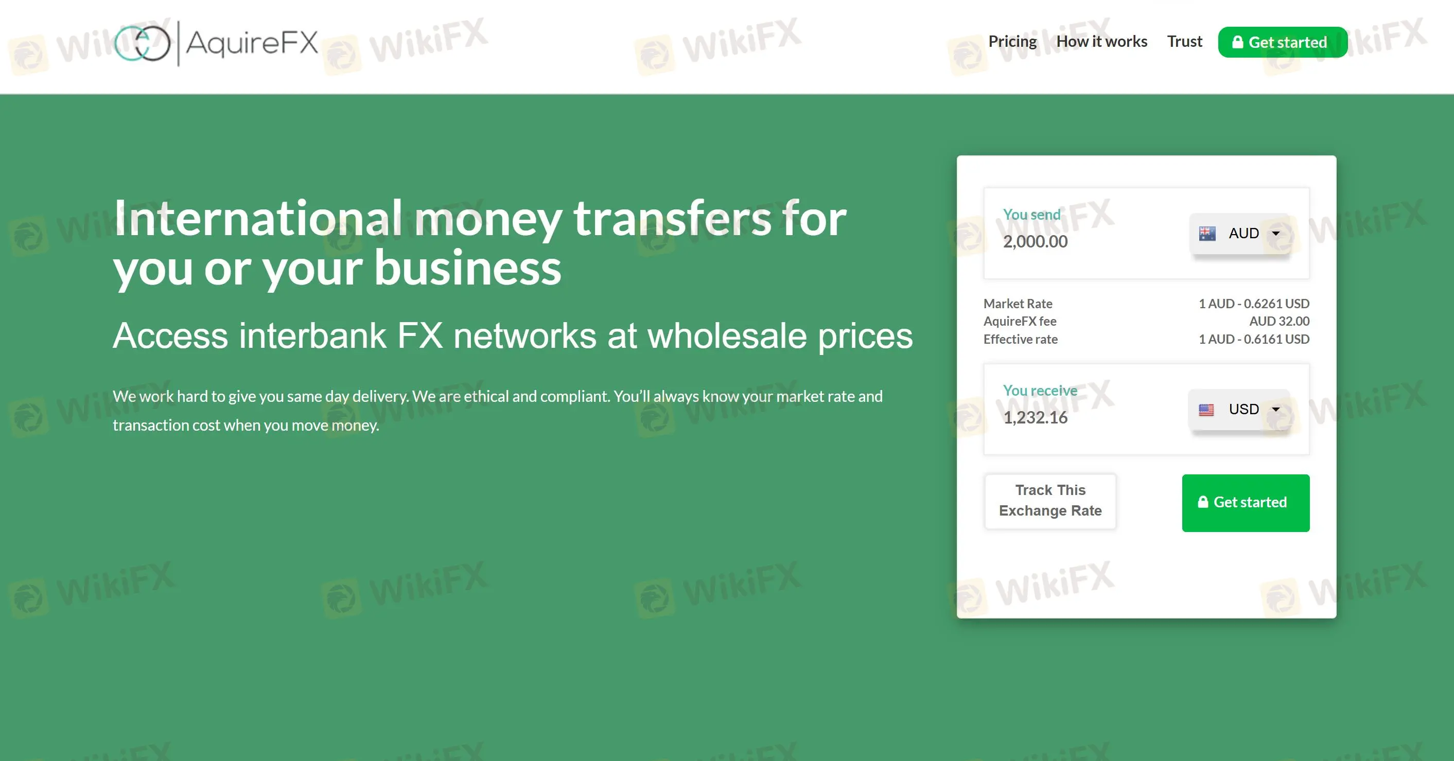 Информация о AquireFX Информация о AquireFX