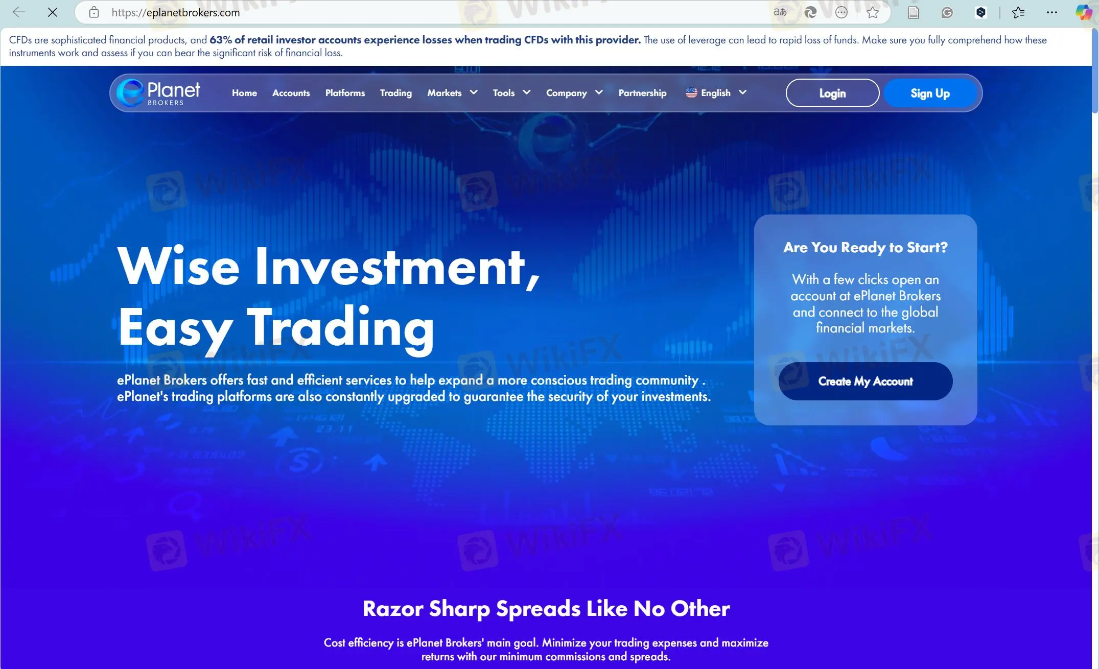 ePlanet Brokers LTD's homepage