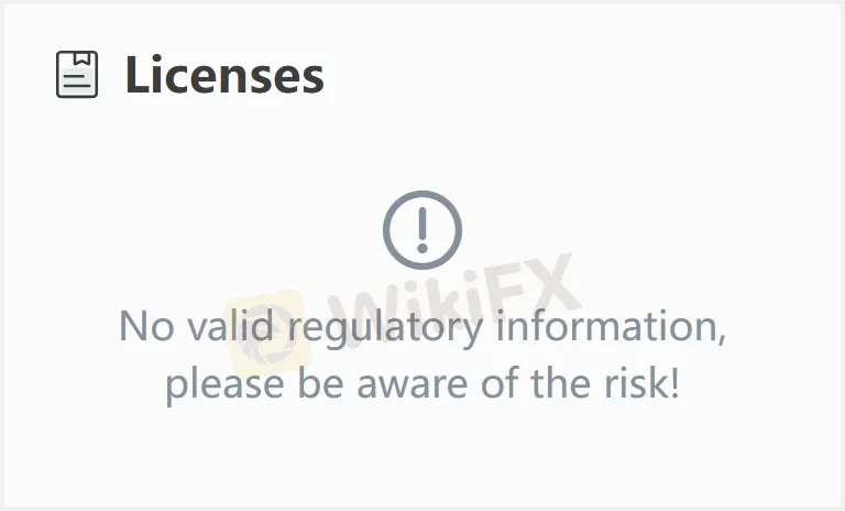 No license No license