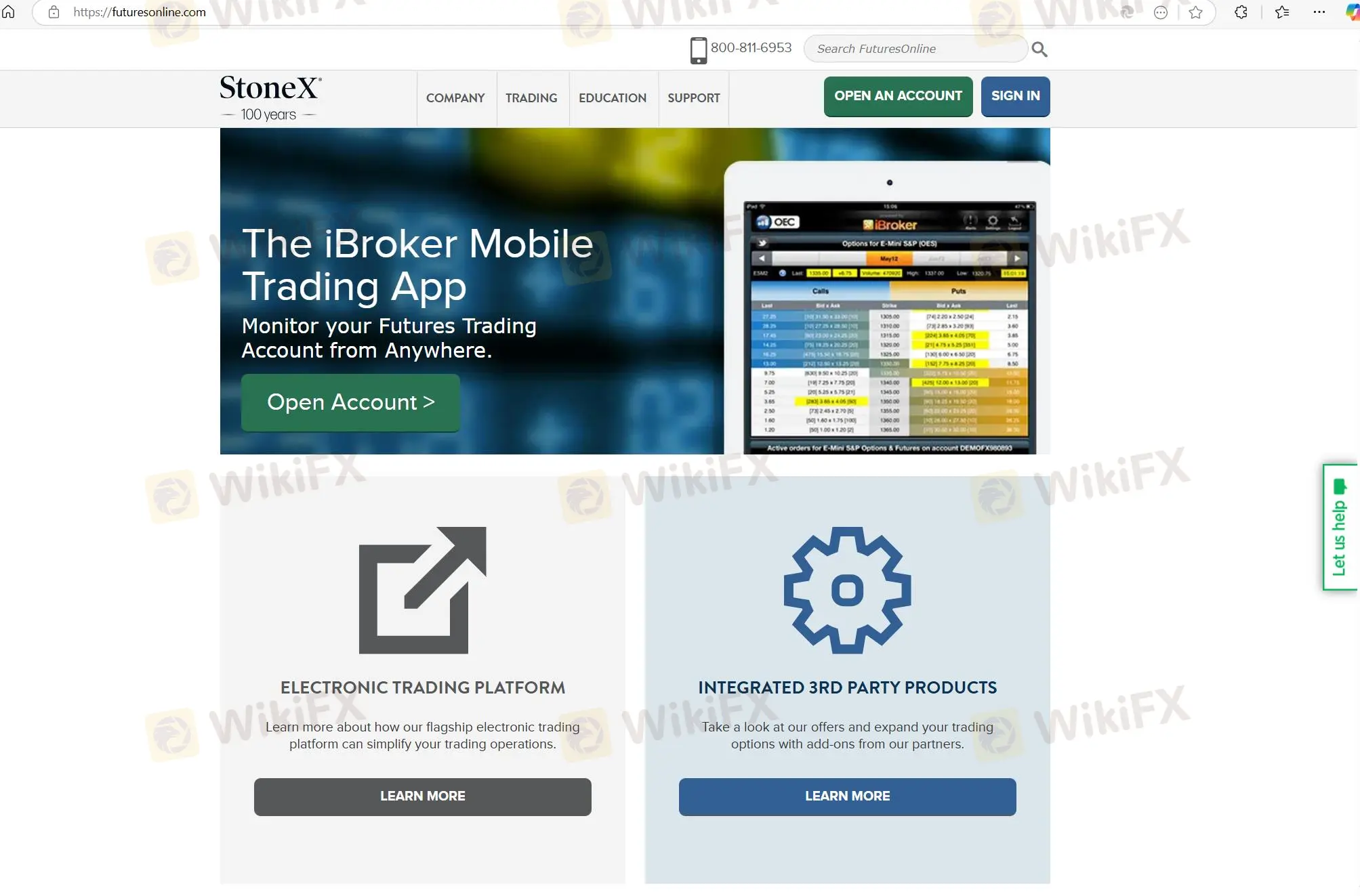 StoneX's homepage StoneX's homepage