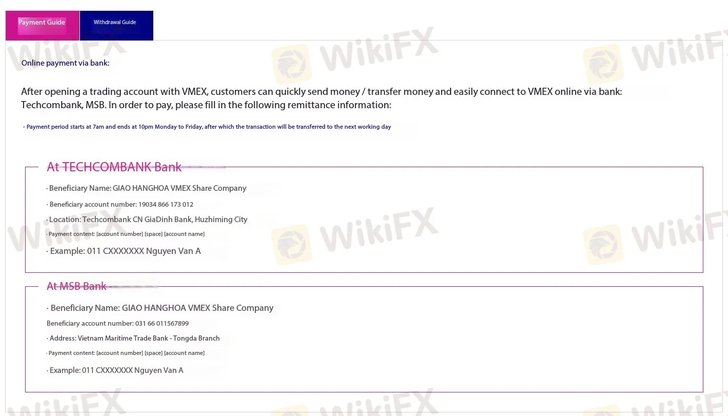 Dépôt et retrait Dépôt et retrait