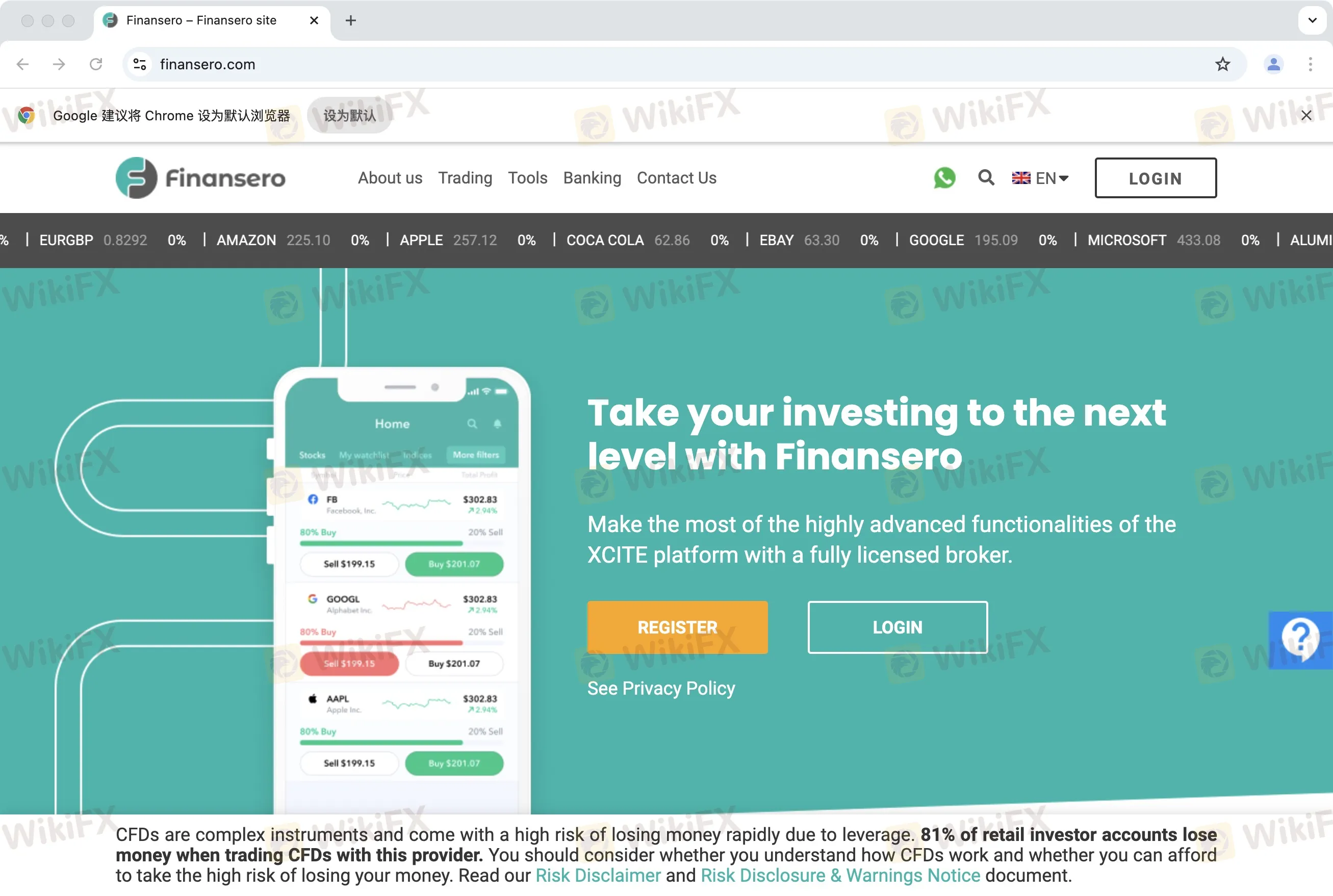 FINANSERO Information