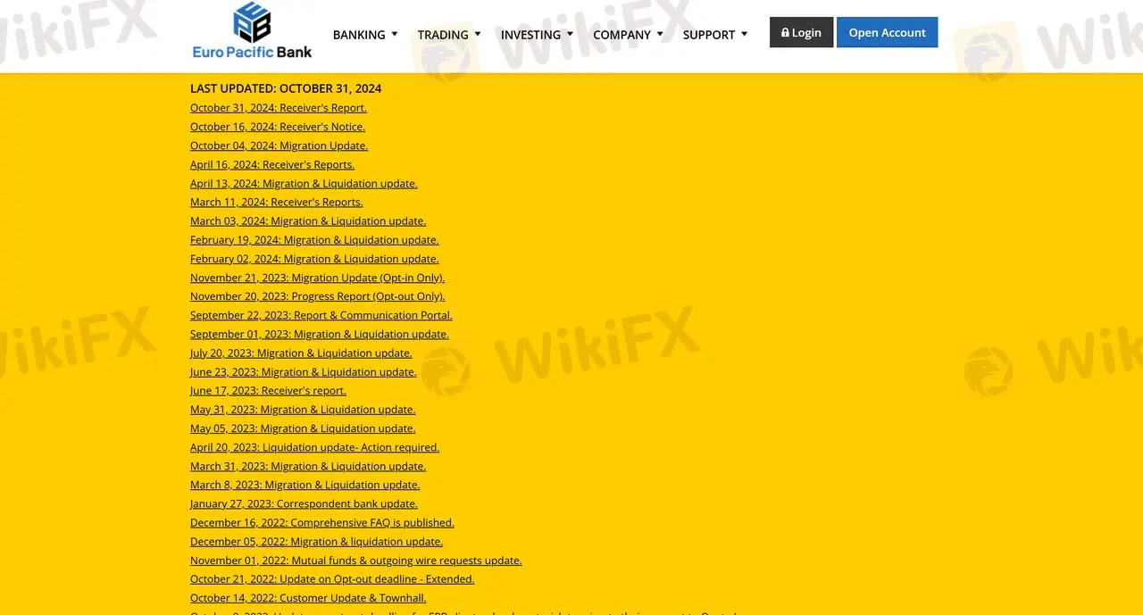 Euro Pacific Bank 정보