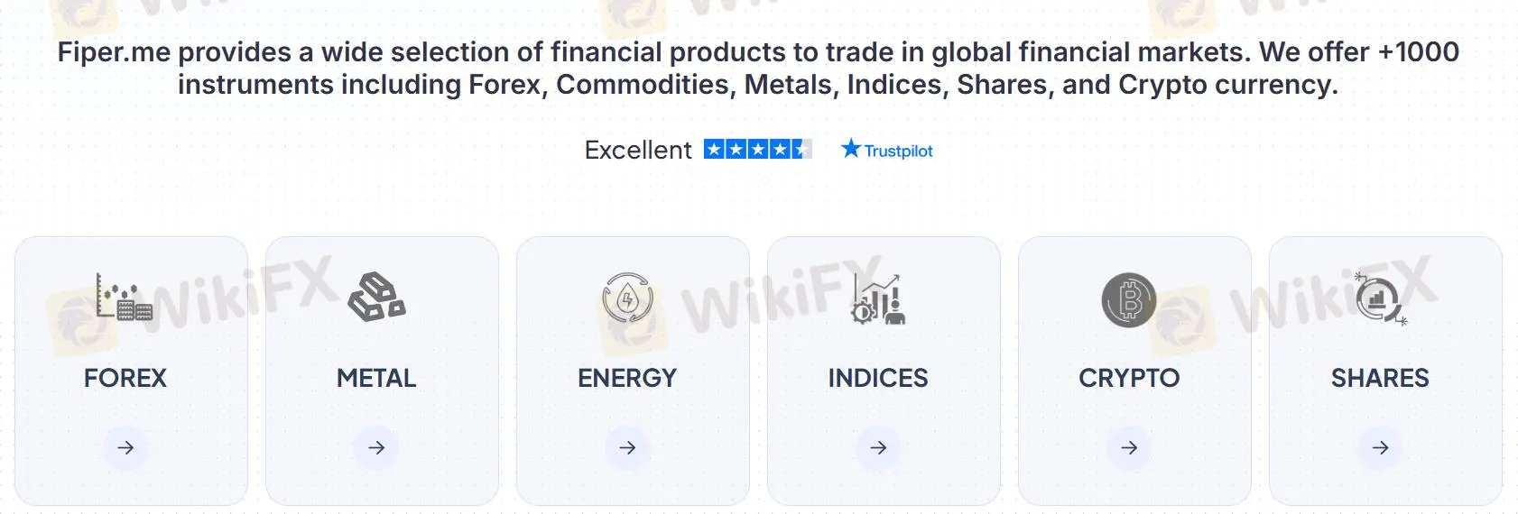 在Fiper上可以交易什麼？