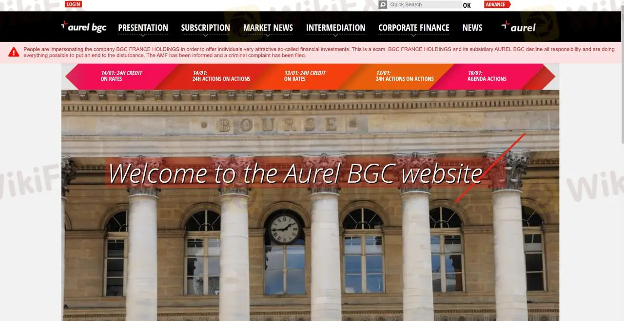 Aurel BGC Informations