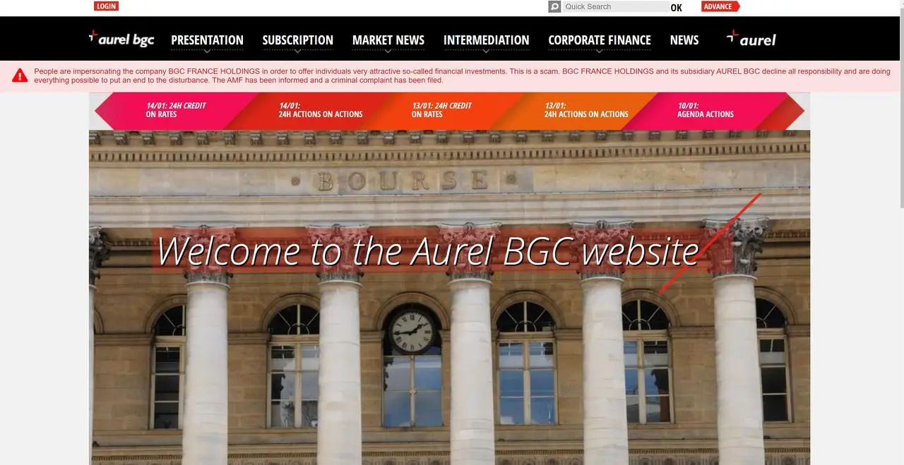 Aurel BGC Informationen Aurel BGC Informationen