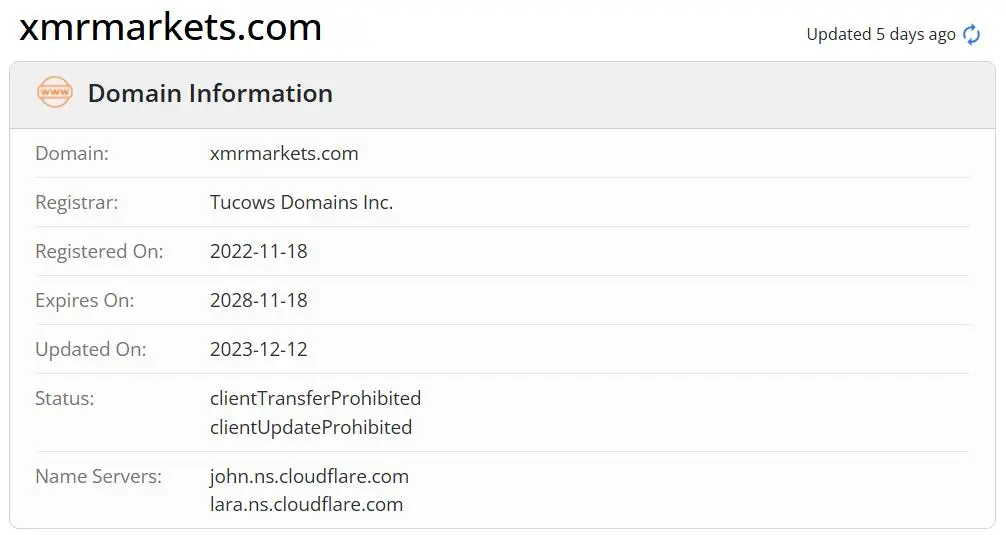 XMR Markets이 신뢰할 만한가요?