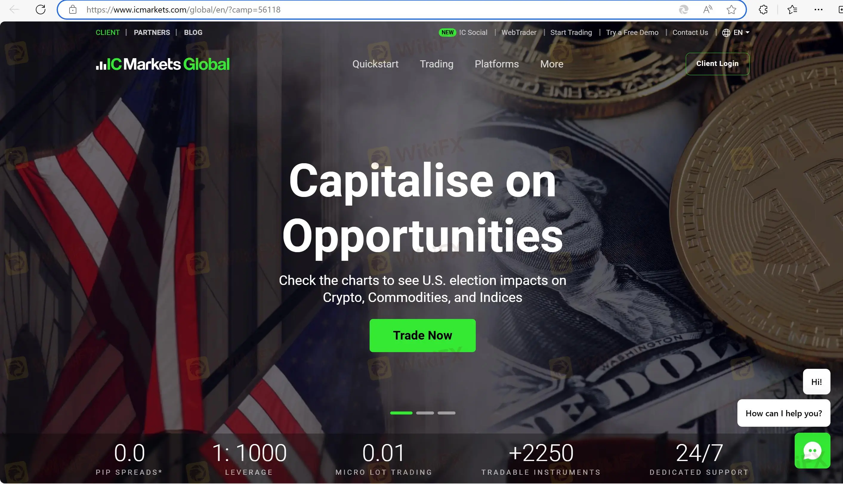 IC Markets Global's 主页