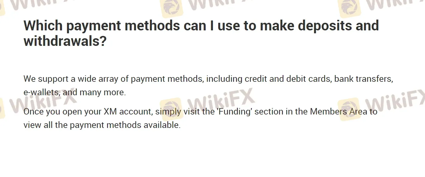 Payment methods Payment methods