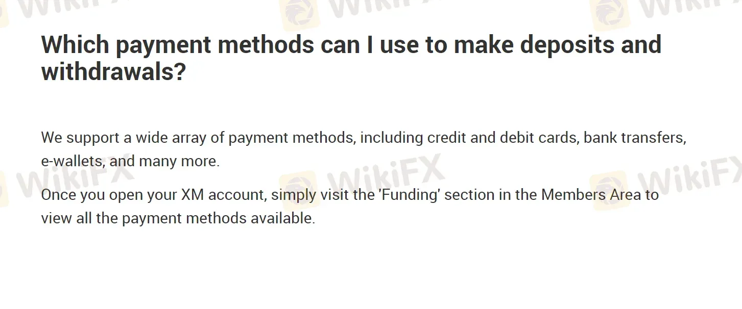 Payment methods Payment methods