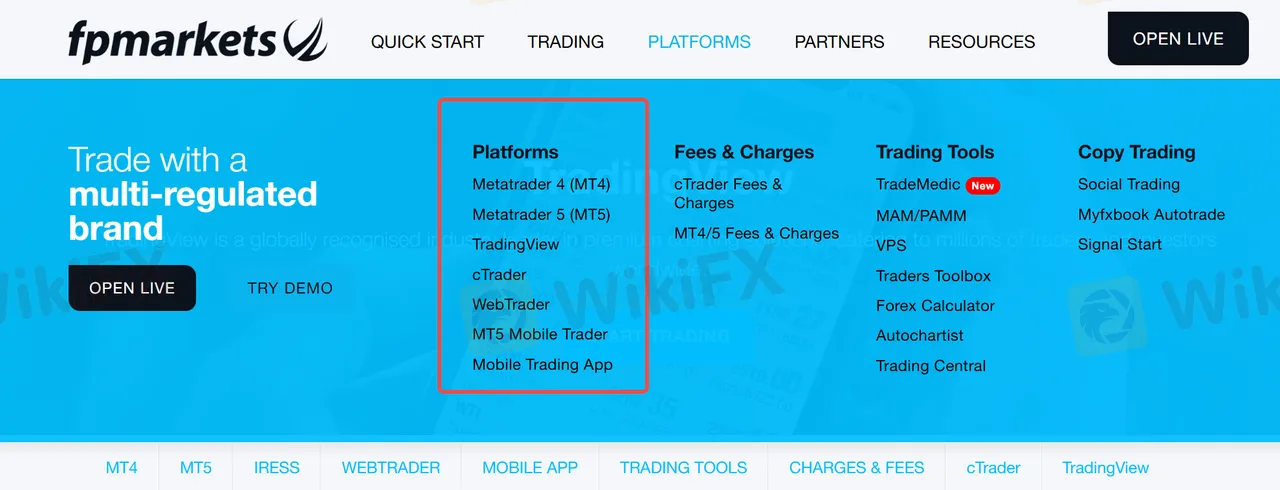 Trading platforms Trading platforms