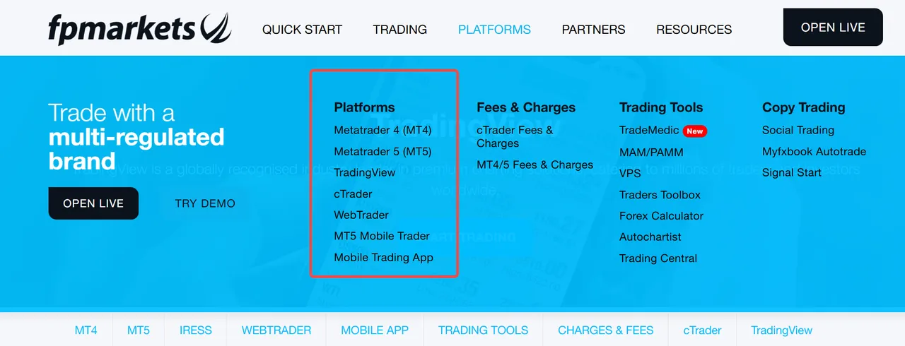 Trading platforms Trading platforms